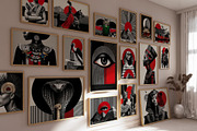 Soul of Egypt Wall Art Collection, a Decorative Illustration by PrintablesByFranklyn (Thumbnail 1 of 9)