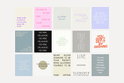 Instagram Quotes Posts Stories PS, a Social Media Template by Love Radiation Studio (Thumbnail 16 of 19)