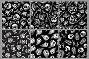 Halloween Element + Pattern Seamless, an Illustration by Nocturnal Workspace (Thumbnail 4 of 4)