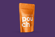 Stand Up Pouch Mockup Half Side view, a Cups & Container Mockup by easymock (Thumbnail 5 of 12)