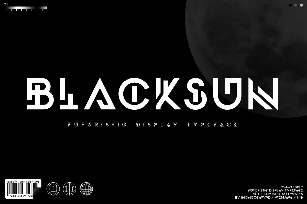 BlackSun, a Font by inumocca_type (Photo 1 of 11)