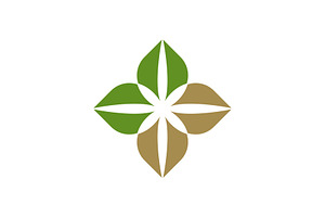 Gardening Star Leaf Logo, a Branding & Logo Template by Buqancreative