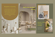 Expressive green Instagram Templates, a Social Media Template by ARGOS SHOP DESIGN (Thumbnail 3 of 9)