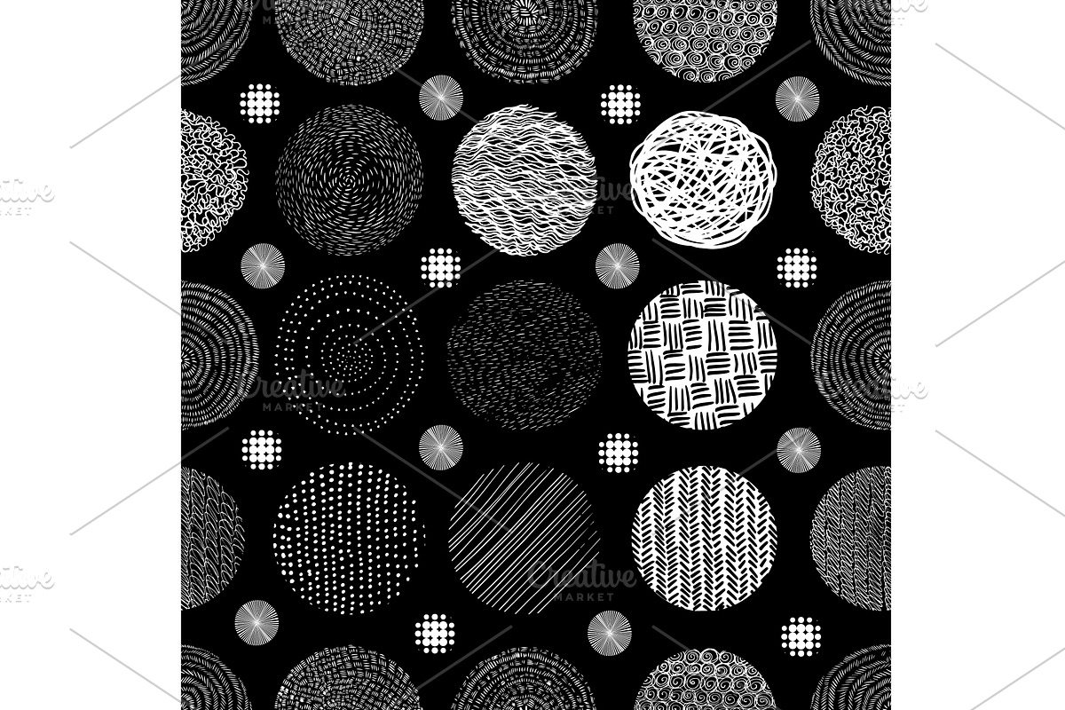 Seamless background with graphic, a Texture Illustration by Nenahliadava Design