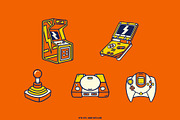 Retro Game Console, a Technology Illustration by Otto.std (Thumbnail 4 of 7)