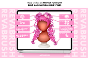 Procreate Hair Anime Outline brushes, a Brush Add-On by Revabrush (Thumbnail 4 of 9)