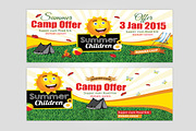 Summer Camp Rack Card Template, an Invitation Template by Psd Templates (Thumbnail 3 of 3)