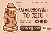 Jaengdo - Korean Display Typeface, a Handwritten Font by Pandeka Studio (Thumbnail 2 of 9)