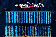 Procreate glitter brushes + textures, a Brush Add-On by Endete & Mazak brushes (Thumbnail 4 of 6)