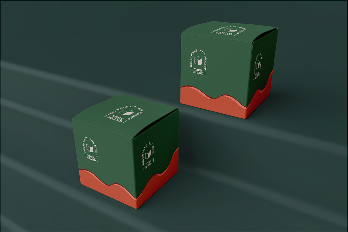 Box Mockups Set, a Cups & Container Mockup by Runend (Photo 2 of 11)