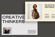 Fashion Minimalist Powerpoint, a Presentation Template by Rocket Template (Thumbnail 2 of 10)