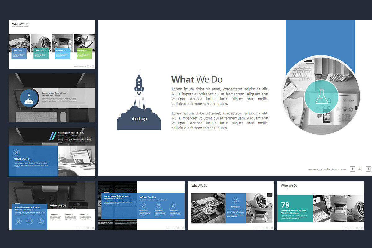 Business Startup Keynote Template, a Presentation Template by Stock Shape (Photo 3 of 8)