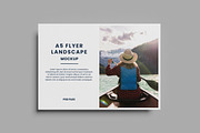 A5 Flyer Landscape Mockup, an Advertising Mockup by AndikaGraphic (Thumbnail 6 of 8)