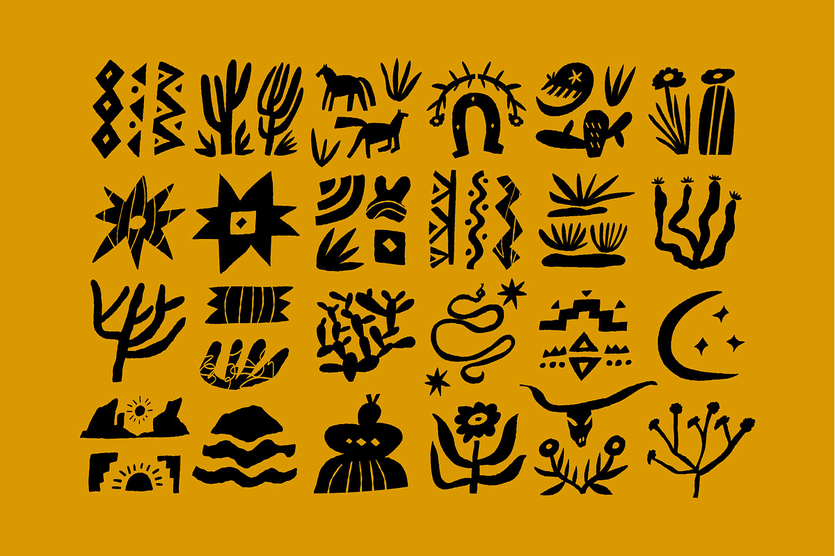 Texas Clipart | Hand Drawn Shapes, a Decorative Illustration by Favete Art (Photo 6 of 23)