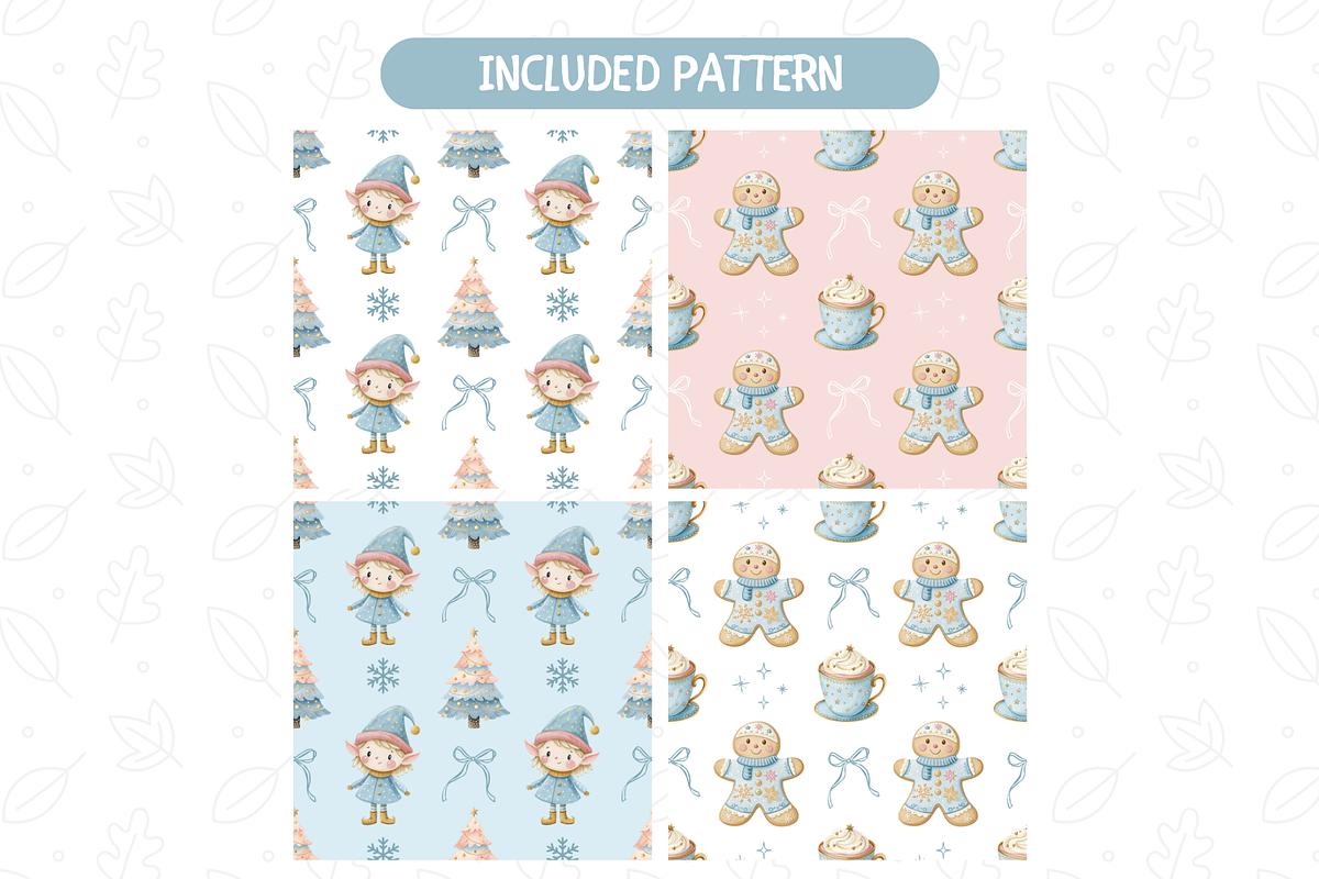 Pastel Winter Magic Clipart Set, an Illustration by TatiMockup (Photo 4 of 5)
