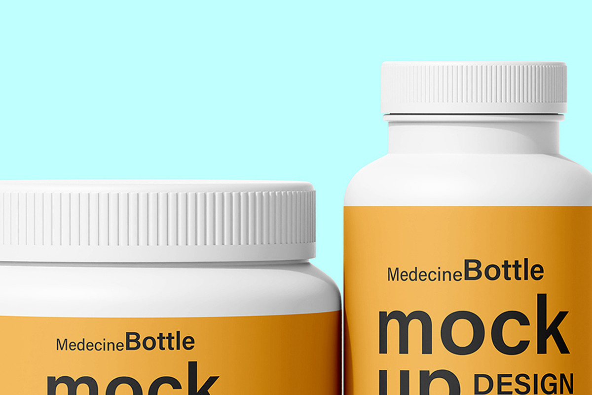 Supplement Bottle Mockup Bundle, a Packaging Mockup by pixelmock (Photo 32 of 35)