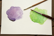 Watercolor circles vector set, a Decorative Illustration by miminoshka (Thumbnail 6 of 7)