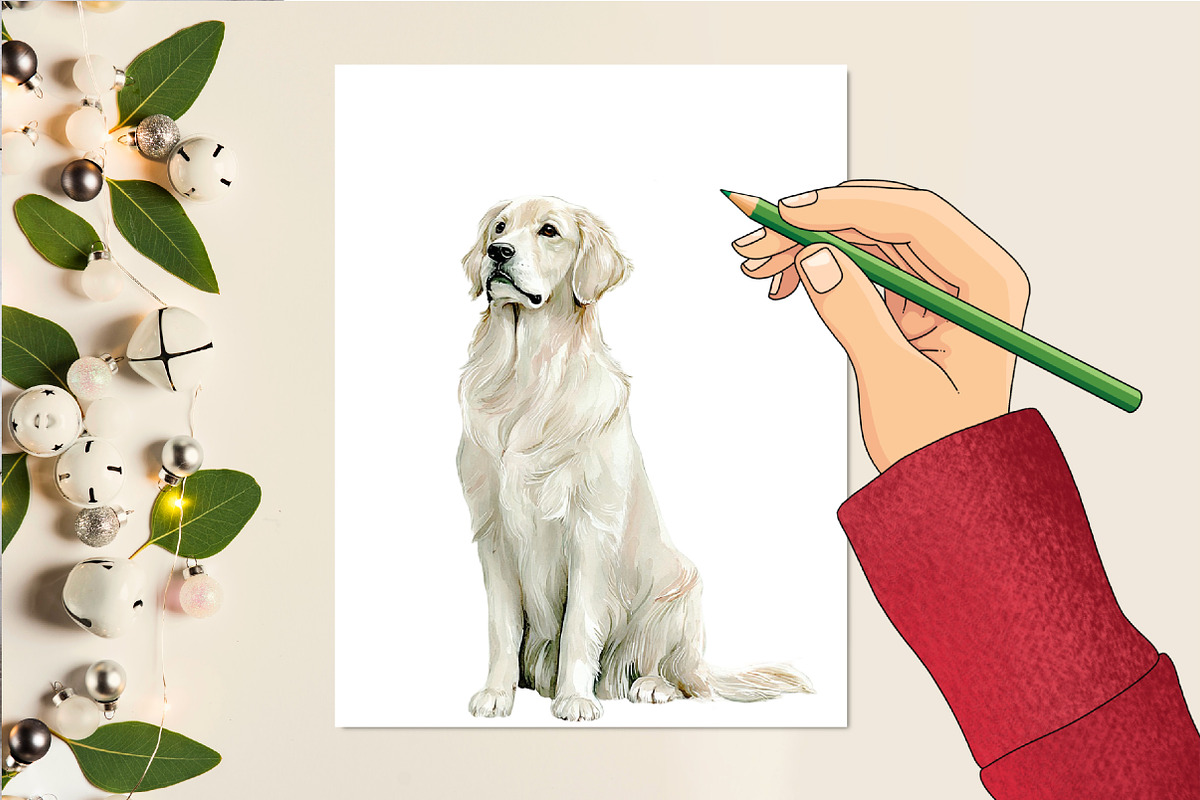 French Chateau Watercolor Clipart, an Illustration by DreamCafeArt (Photo 4 of 5)