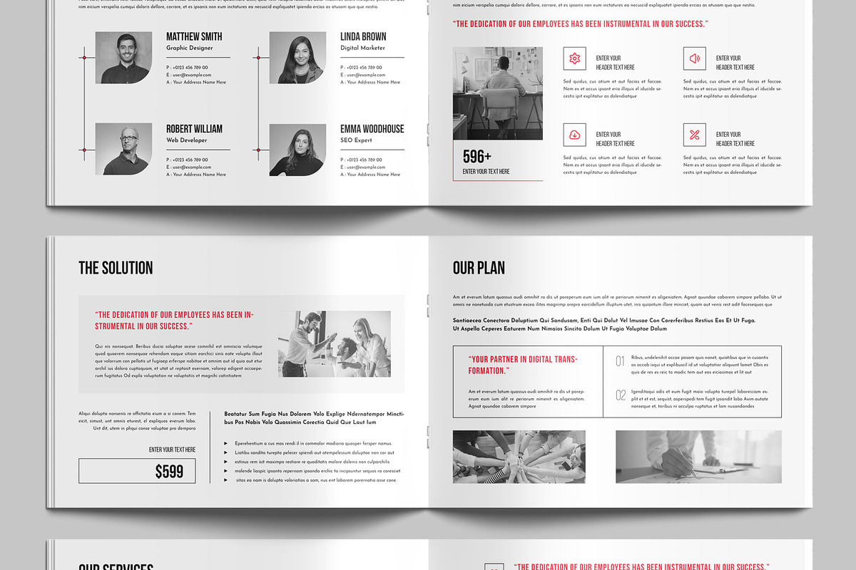Pitch Deck Brochure Design, a Brochure Template by MightyDesign (Photo 4 of 9)