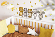 SEAMLESS PATTERNS  PRINTS  CLIPART, an Animal Illustration by TanyaSchuka (Thumbnail 16 of 21)