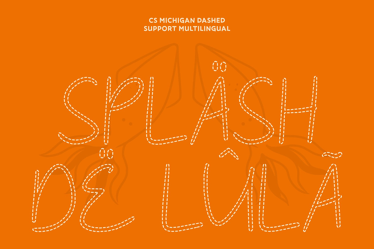 CS Michigan Dashed, a Handwritten Font by Craft Supply Co. (Photo 7 of 8)
