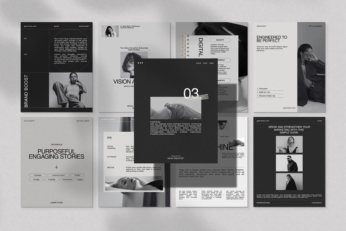 Business Instagram Post Template Kit, a Social Media Template by Crafted Pixel (Photo 8 of 9)
