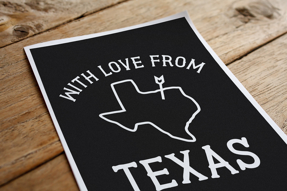 Welcome To Texas Font preview 4