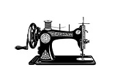 Vintage Sewing Machine Bundle, an Illustration by yasushie (Thumbnail 7 of 31)