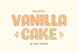 Vanilla Cake - Elegant Font Types, a Font by KiddoGlyphs Studio