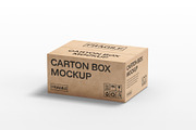Carton Box Mockup, a Packaging Mockup by SLAB! Design (Thumbnail 5 of 8)