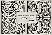 NATURE coloring pages, a Texture Illustration by HEYYAY (Thumbnail 2 of 9)