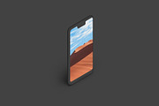 Pixel 3XL - 21 Clay Mockups - PSD, an iPhone Mockup by Asylab (Thumbnail 26 of 73)