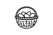Easter Basket Vector Silhouette Bund, an Illustration by Designs_River (Thumbnail 35 of 51)