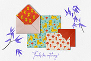 Asian tigers | Cliparts, Posters, an Animal Illustration by Felizabeth Design (Thumbnail 15 of 15)