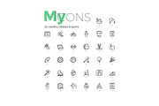 My Icons, an Outline Icon by Andrew Kras Design (Thumbnail 30 of 38)