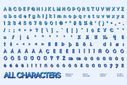 Brendie 3D, a Sans Serif Font by Craft Supply Co. (Thumbnail 8 of 8)