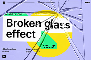 Broken glass effect