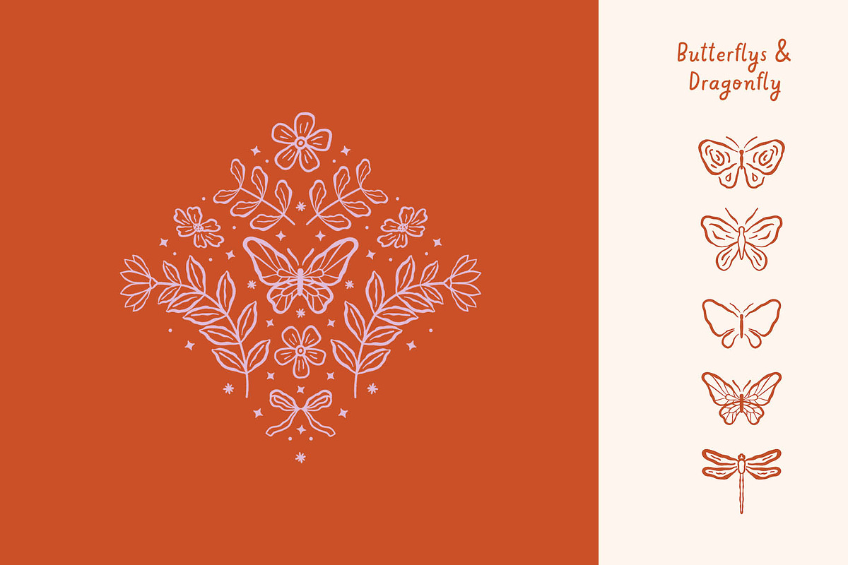 Whimsical Floral Procreate Toolkit, a Brush Add-On by Pencil Twist (Photo 6 of 11)