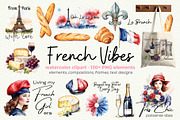 French Vibes Collection, an Object Illustration by Anna Design Studio (Thumbnail 1 of 14)