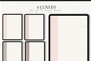 Digital Nude Paper Texture Notebook, a Stationery Template by MainichiDesign (Thumbnail 10 of 10)