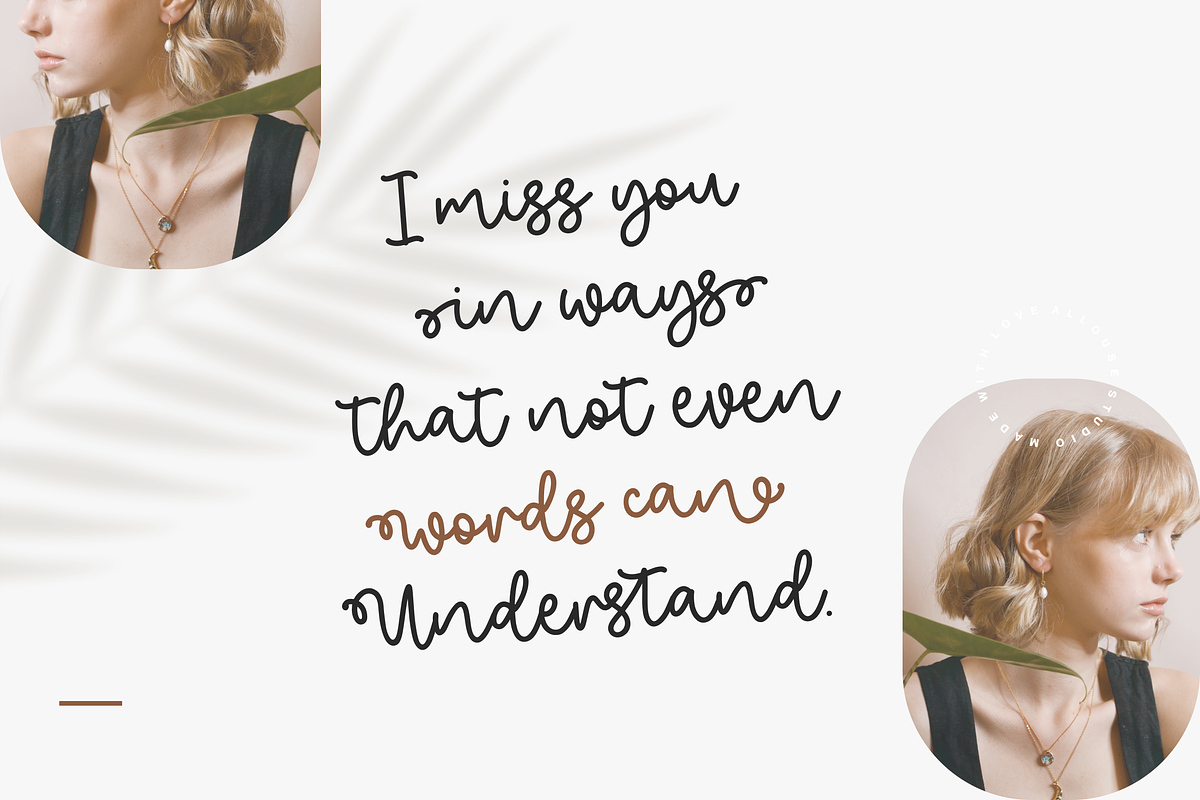Goldiolus Font, a Script Font by Allouse Studio (Photo 7 of 10)