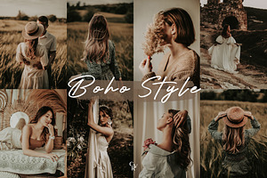 10 Boho Style Lightroom Presets