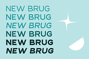 NEW BRUG, a Sans Serif Font by Pustudio (Thumbnail 2 of 6)
