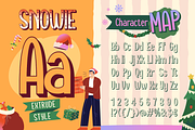 Snowie - Playful Christmas Display, a Sans Serif Font by Artisan Themes (Thumbnail 10 of 12)