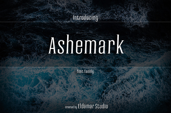Ashemark Font preview 4