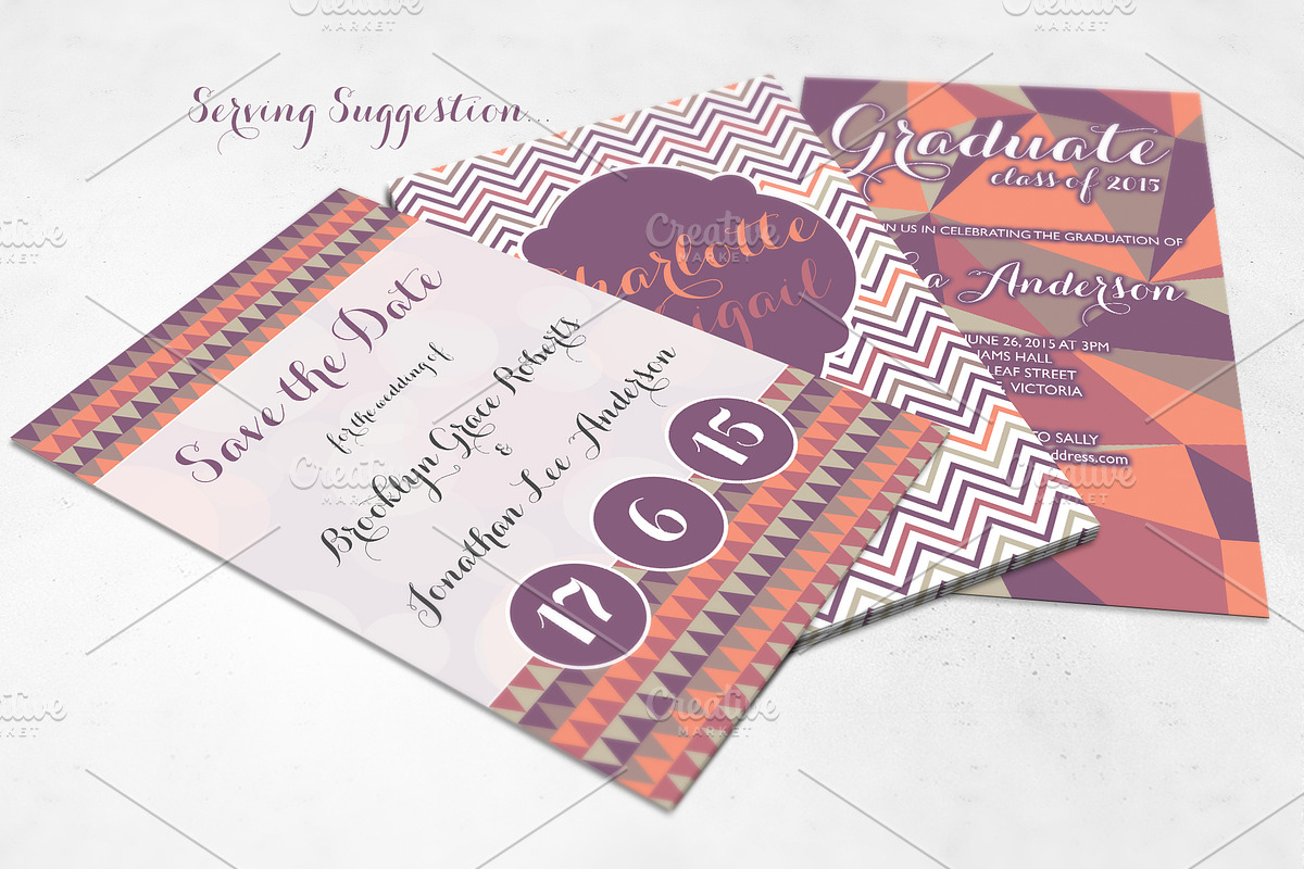 Winter Peach 17 Seamless Pattern Set preview 3