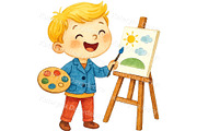 Creative kids clipart PNG set, an Education Illustration by Bubert Art (Thumbnail 4 of 5)