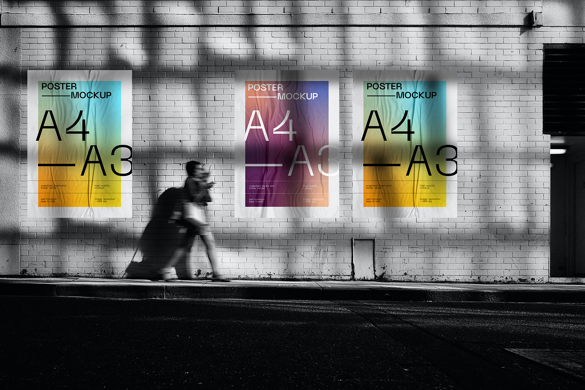 Urban Outdoor Poster Mockup, a Print Template by dpi (Photo 12 of 28)
