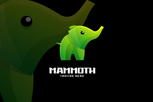 Mammoth Gradient Colorful Style., a Branding & Logo Template by ModalTampang
