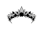 Floral Ornament Silhouette Bundle, an Illustration by BIPLOB EXPERT (Thumbnail 29 of 51)